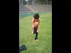 خارج از منزل بزرگ